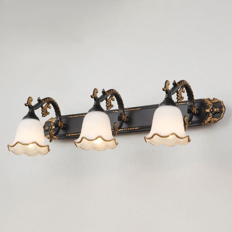 Félicie Französisch Klassisch Spiegelfront Wandleuchte, 4 Farben, 2/3/4-flammig - Lumpaz