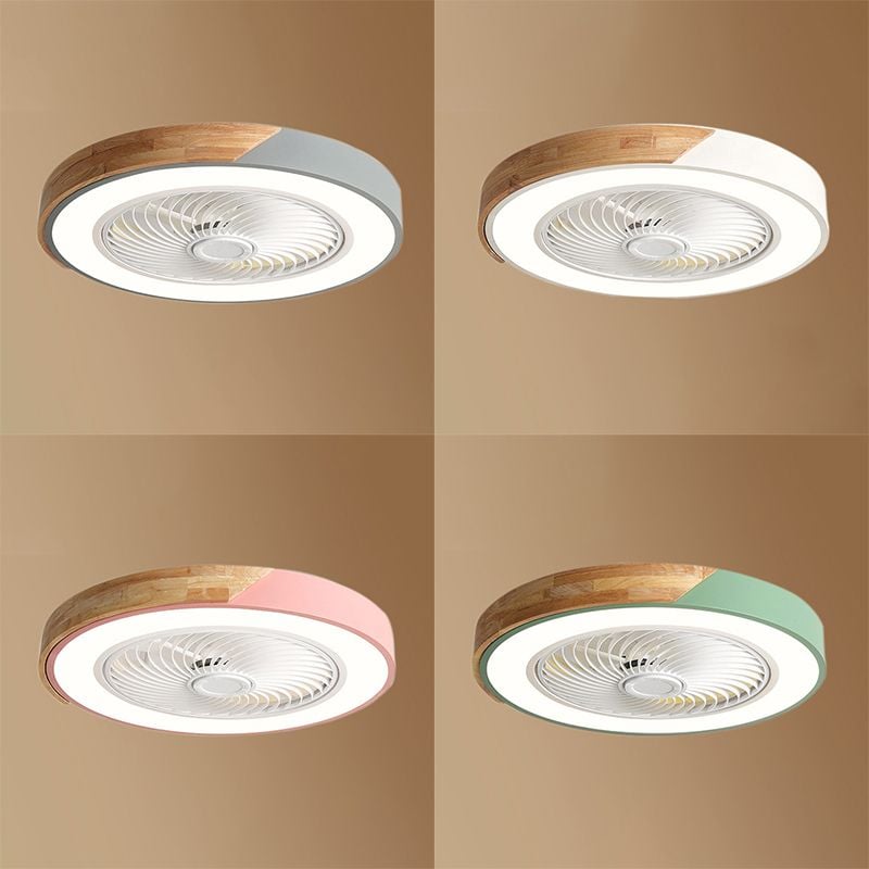 Ozawa Deckenventilator mit Beleuchtung, 5 Farben, ∅52CM - Lumpaz