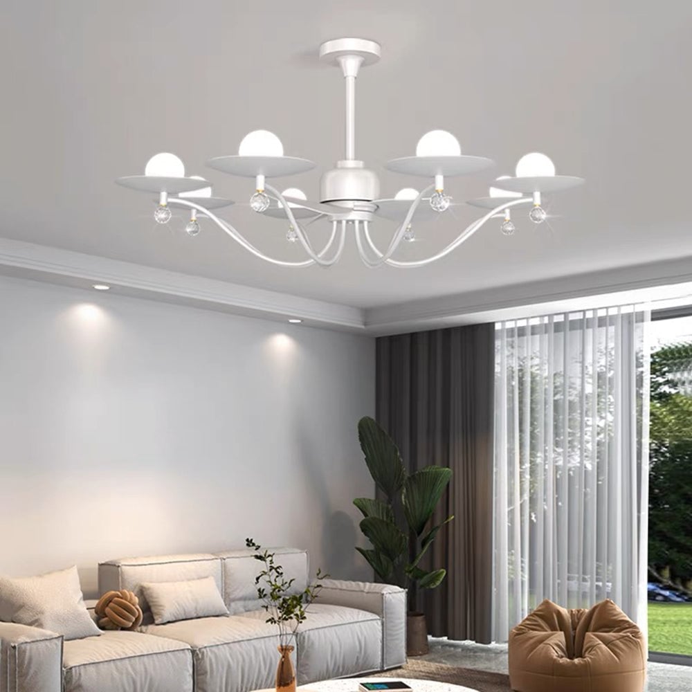 Carins Deckenventilator mit Beleuchtung, ∅110CM - Lumpaz