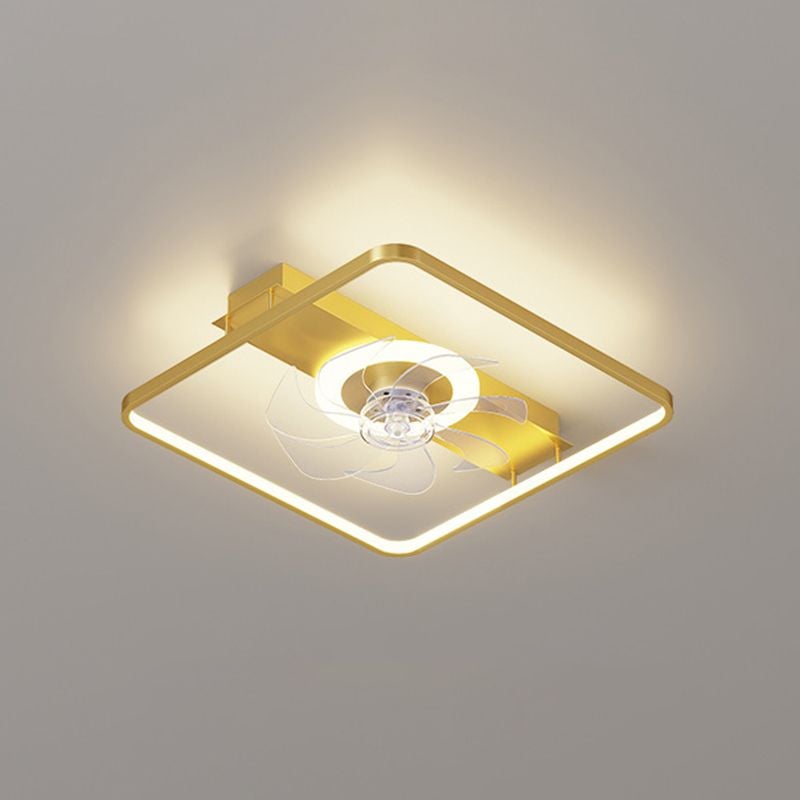 Edge Deckenventilator mit Beleuchtung, 2 Farben, ∅50/52CM - Lumpaz