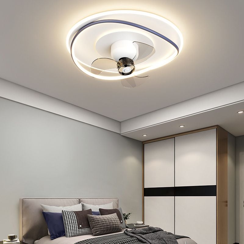 Lacey Deckenventilator mit Beleuchtung Geometrie, 3 Stile, ∅50CM - Lumpaz