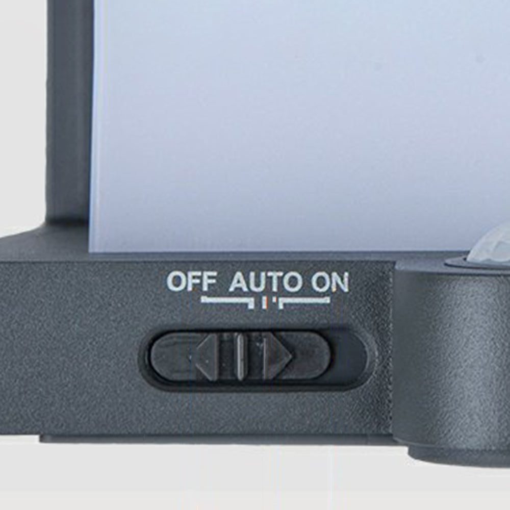 Orr Außenwandleuchte Rechteckig Sensor Solar, 19CM Lang - Lumpaz