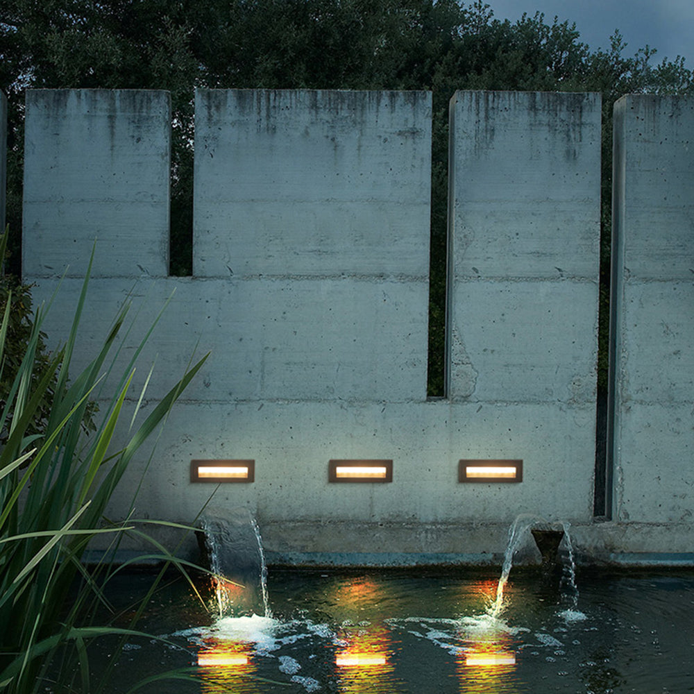 Orr Außen-Treppenleuchte Schwarz, 9/13CM Lang - Lumpaz