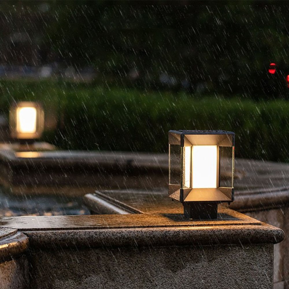 Riley Minimalistisch Außensockelleuchte Solar 2 Farben, 16CM /24CM/30CM Lang - Lumpaz