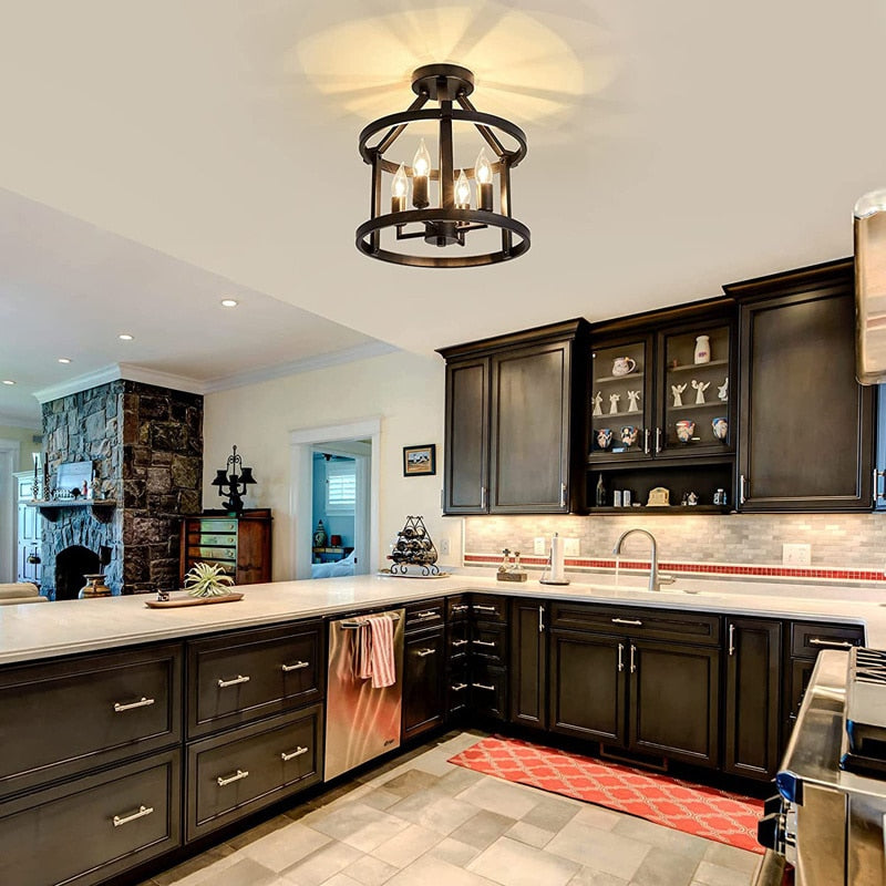 Alessio  Deckenleuchte Halbfertig, 4-flammig - Lumpaz