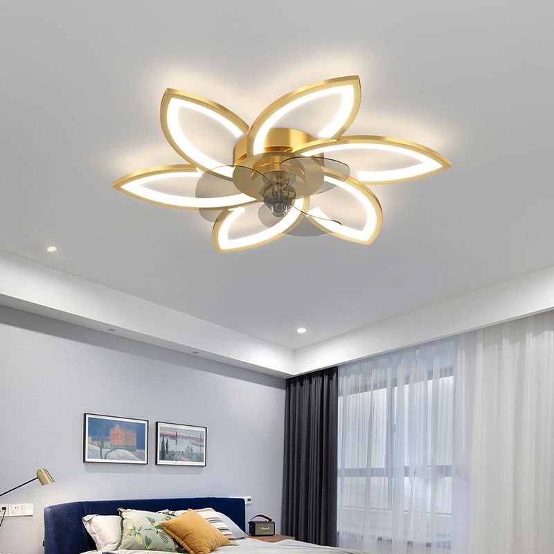 Hana Deckenventilator mit Beleuchtung, 3 Farben, ∅65/69/79CM - Lumpaz