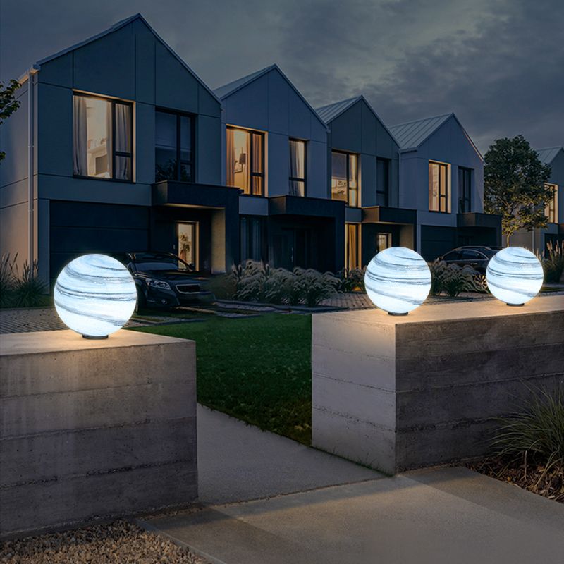 Elif Außenleuchte Solar, Mond, ∅25/30/40CM - Lumpaz