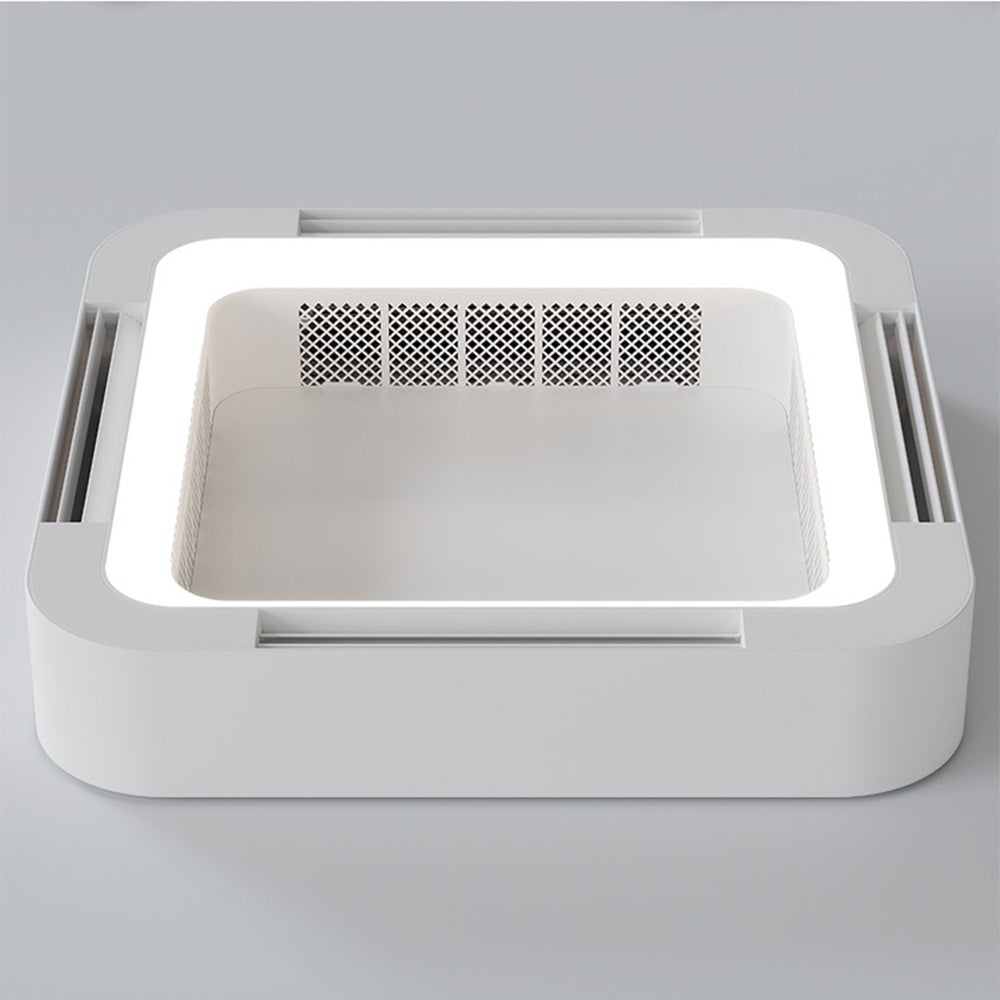 Quinn Deckenventilator mit Beleuchtung Weiß, 2 Stile, ∅58CM - Lumpaz