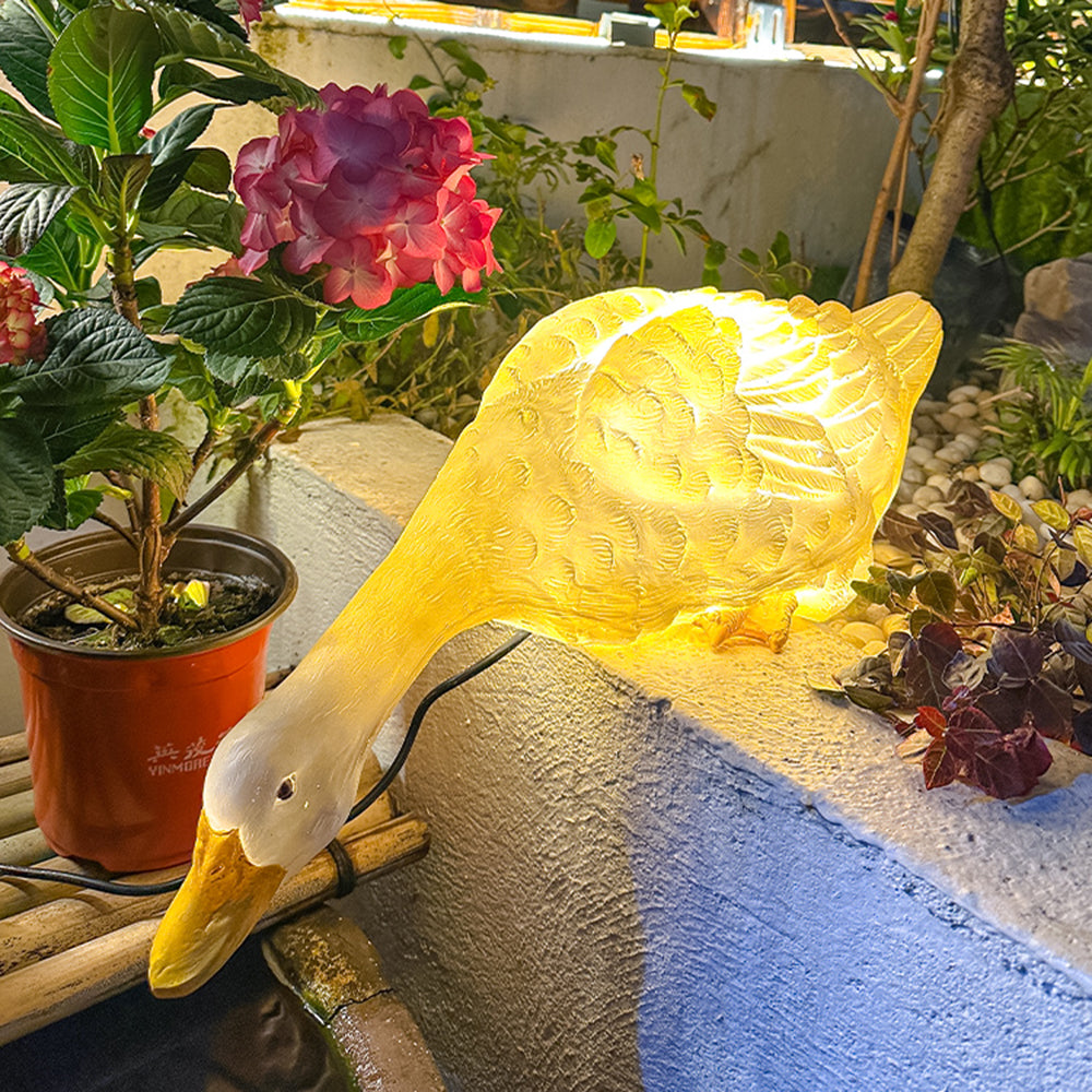 Minori Gartendekoration Gansform, Solar, 3 Stile - Lumpaz