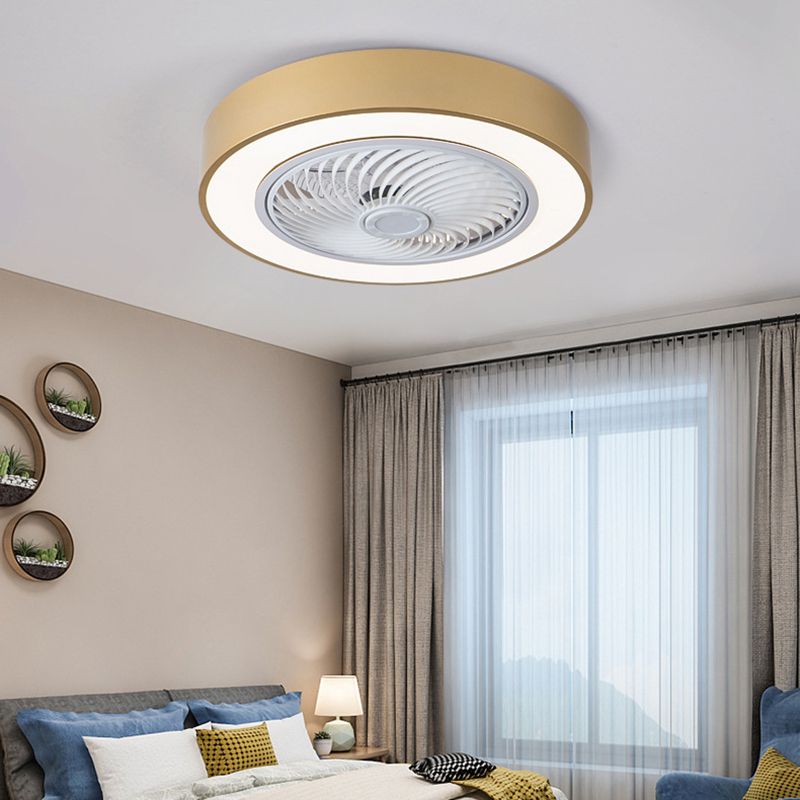 Morandi Deckenventilator mit Beleuchtung Klare Blätter, 6 Farben, ∅51CM - Lumpaz