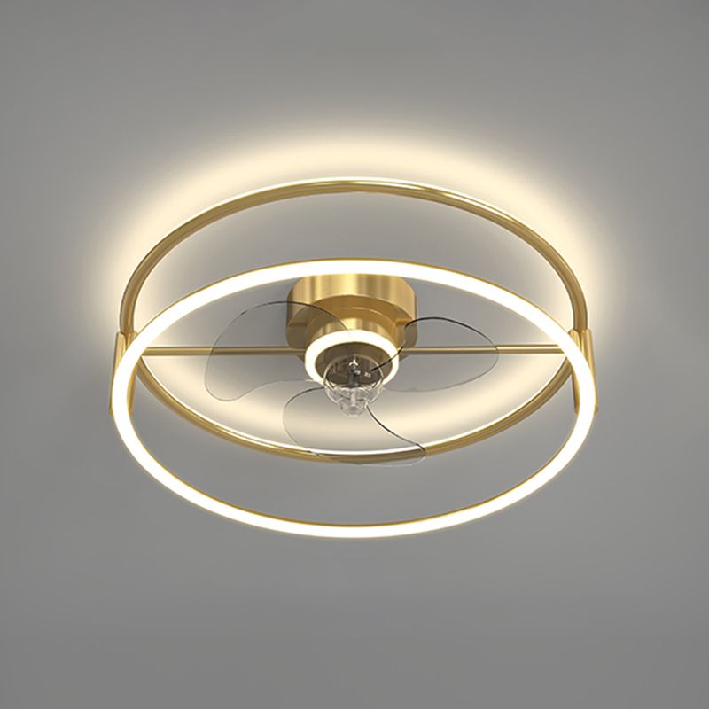 Arisha Deckenventilator mit Beleuchtung, 2 Farben, 4 Stile, ∅51/56/61cm - Lumpaz