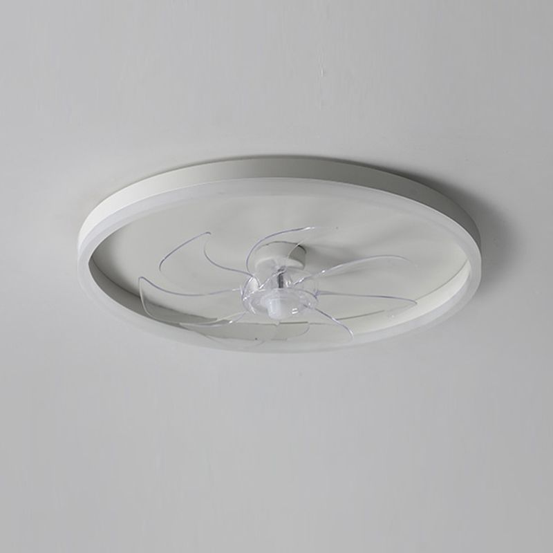 Edge Deckenventilator mit Beleuchtung Ring Weiß 7-Blatt, ∅41/50/60CM - Lumpaz