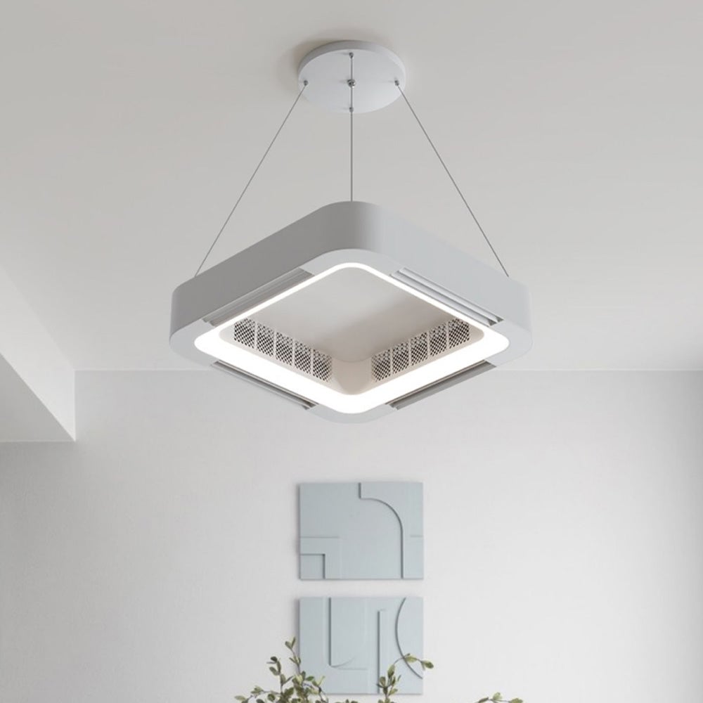 Quinn Deckenventilator mit Beleuchtung Weiß, 2 Stile, ∅58CM - Lumpaz