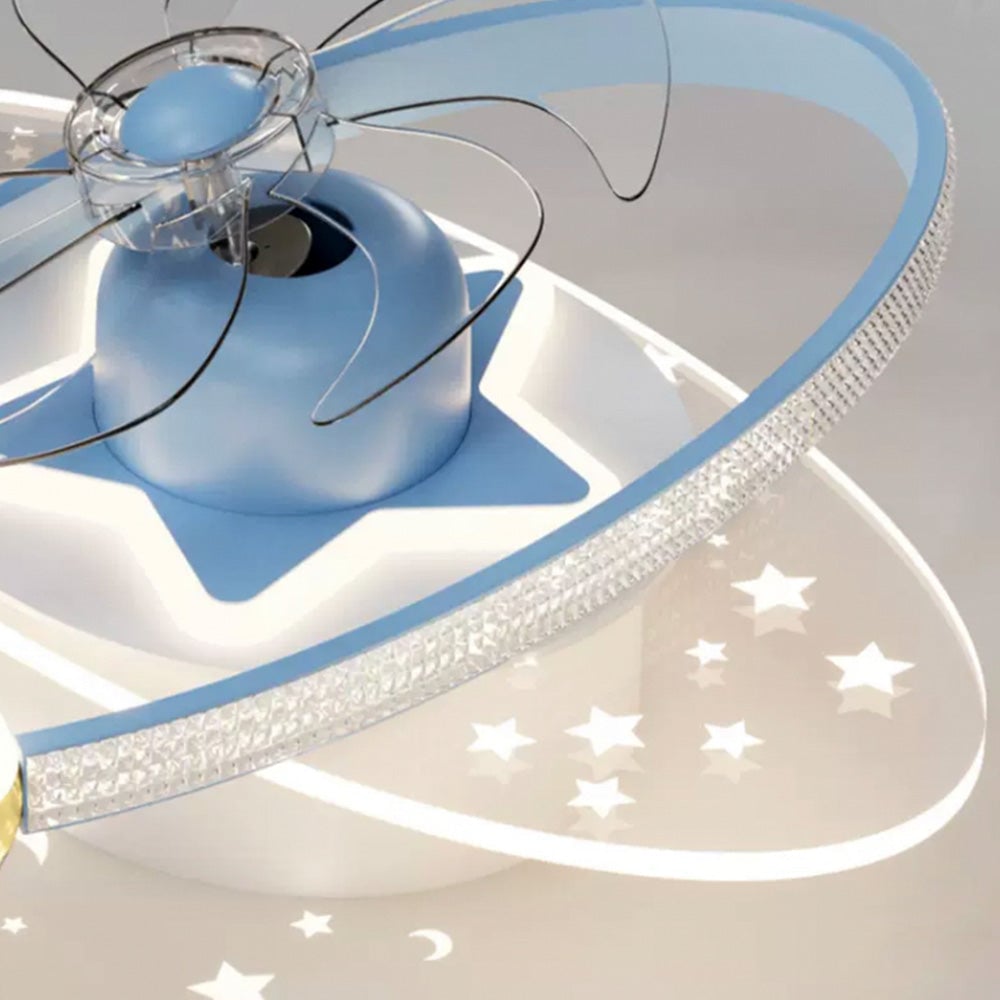 Minori Deckenventilator mit Beleuchtung, 4 Farben, ∅55CM - Lumpaz