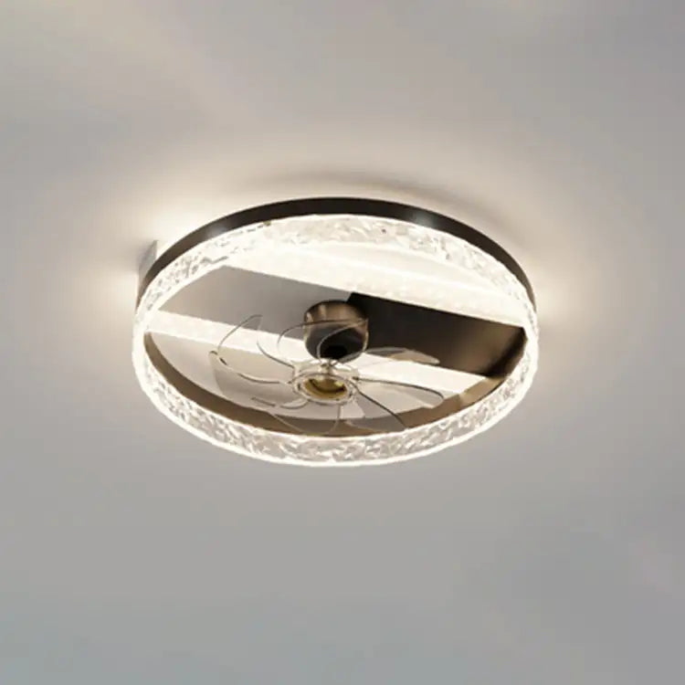 Kelley Deckenventilator mit Beleuchtung Blau & Schwarz, 5 Stile, ∅50/90/110CM - Lumpaz
