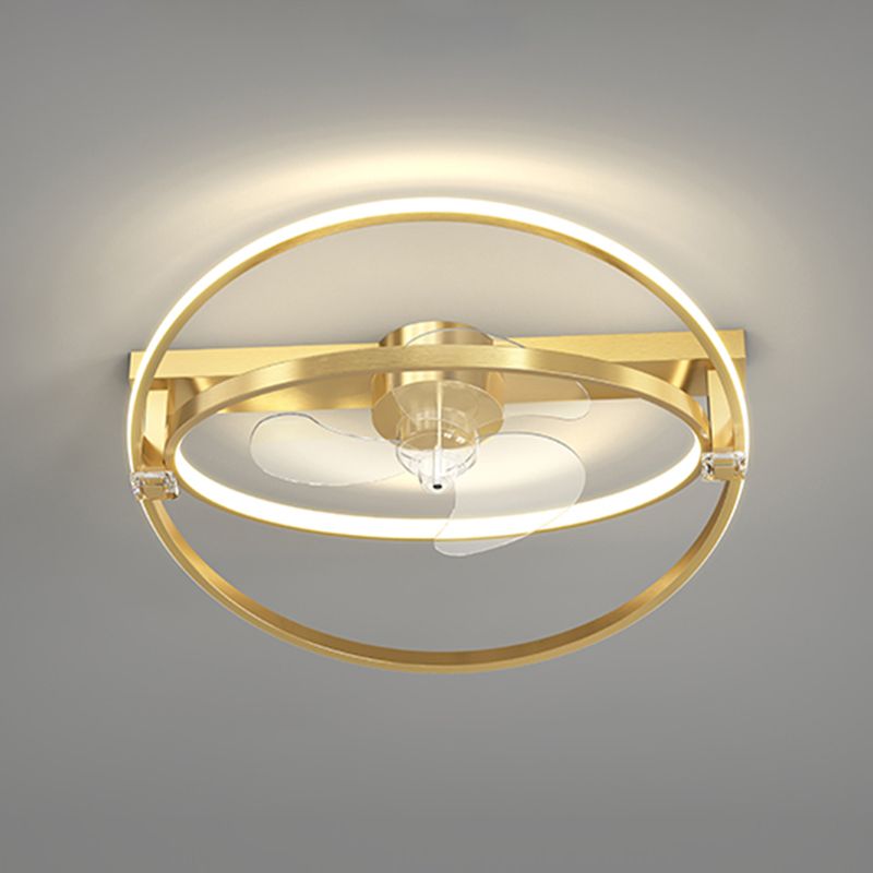 Arisha Deckenventilator mit Beleuchtung, 2 Farben, 4 Stile, ∅51/56/61cm - Lumpaz