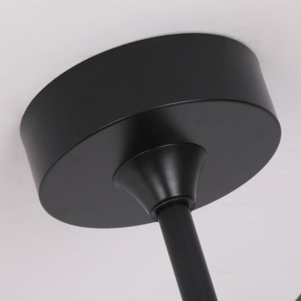 Valentina Deckenventilator mit Beleuchtung Aluminium & Metall, 8-flammig, ∅93CM - Lumpaz