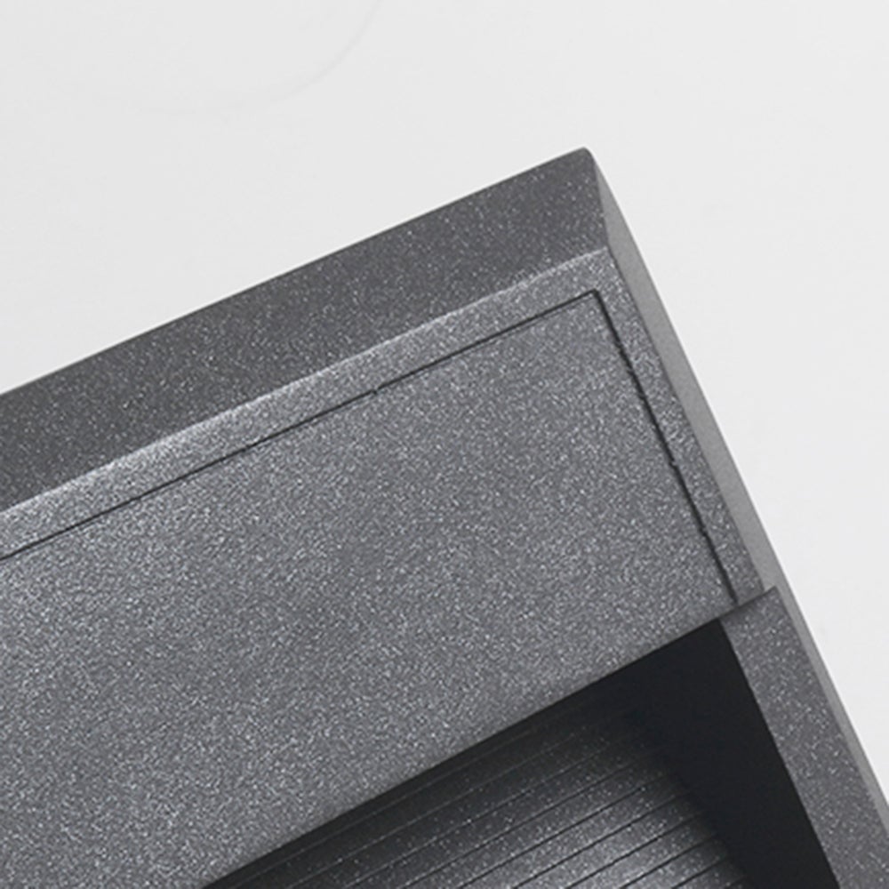 Orr Quadrat & Kreis Außen-Treppenleuchte, ∅ 20/23CM - Lumpaz