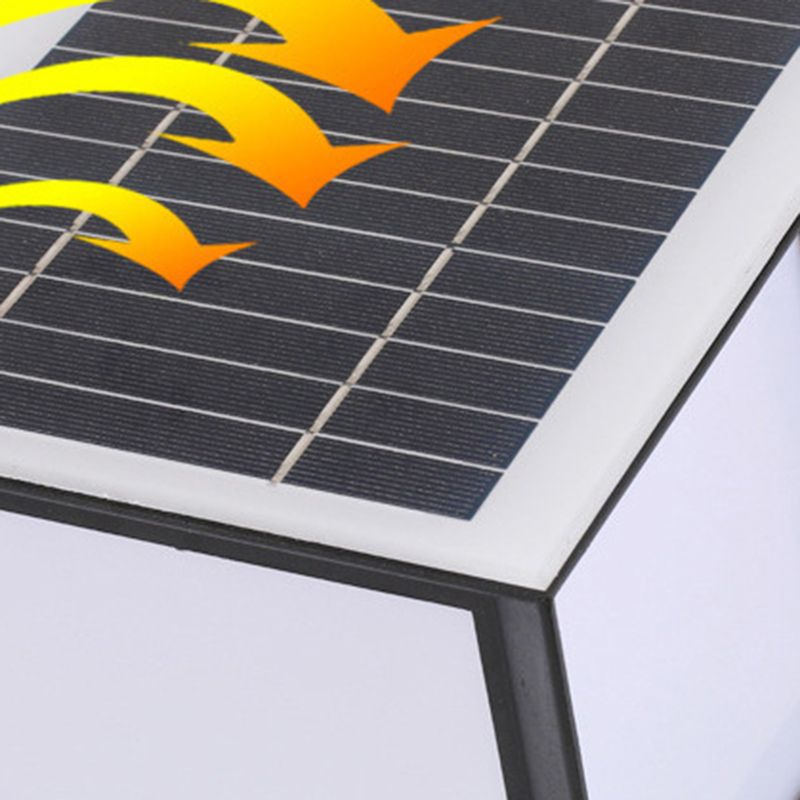 Riley Einfach Außensockelleuchte Rechteck Solarenergie, 12/15/20/27/32CM lang - Lumpaz