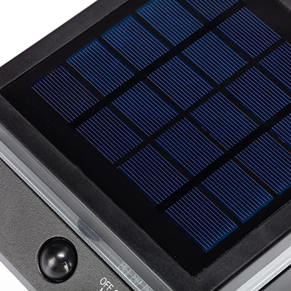 Orr Außenwandleuchte Rechtwinklig Sensor Solar, 20CM Lang - Lumpaz