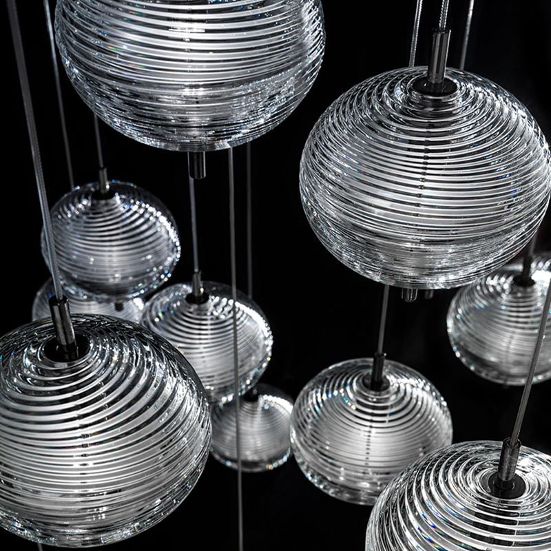 Hailie Pendelleuchte, 2 Farben, 20CM/24CM/30CM Lang - Lumpaz