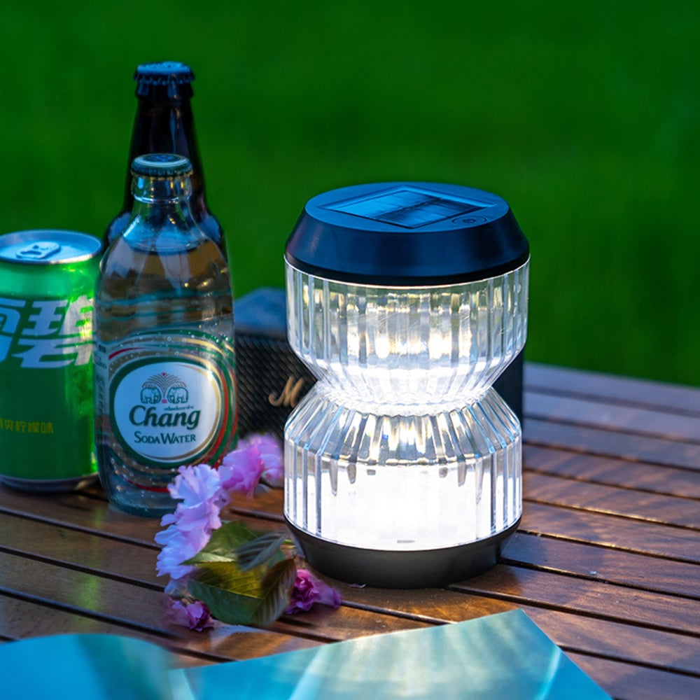 Orr Tischlampe Außenbereich Solar  2 Stück, ∅11CM - Lumpaz