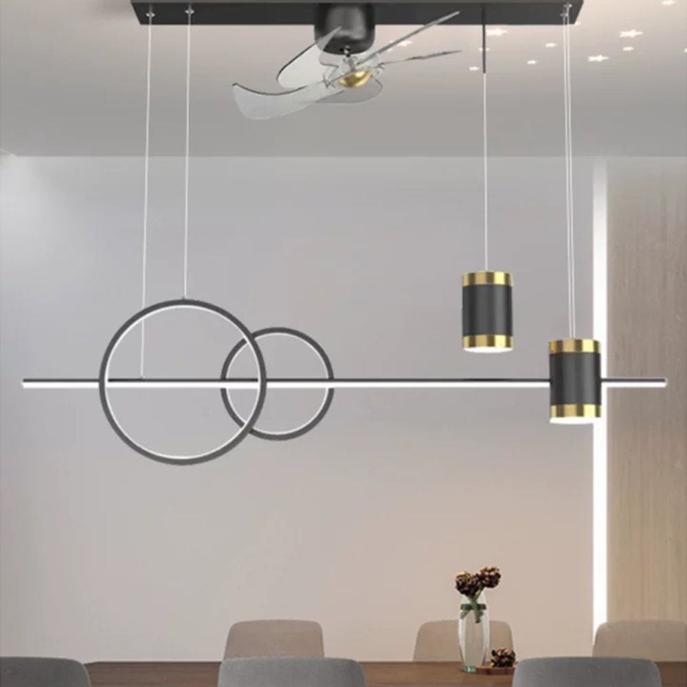 Madina Deckenventilator mit Beleuchtung 6 Stile, ∅100CM - Lumpaz