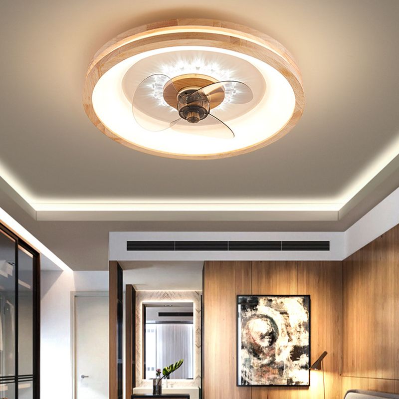 Ozawa Deckenventilator mit Beleuchtung Doppel-Licht, 4 Stile, ∅50CM - Lumpaz