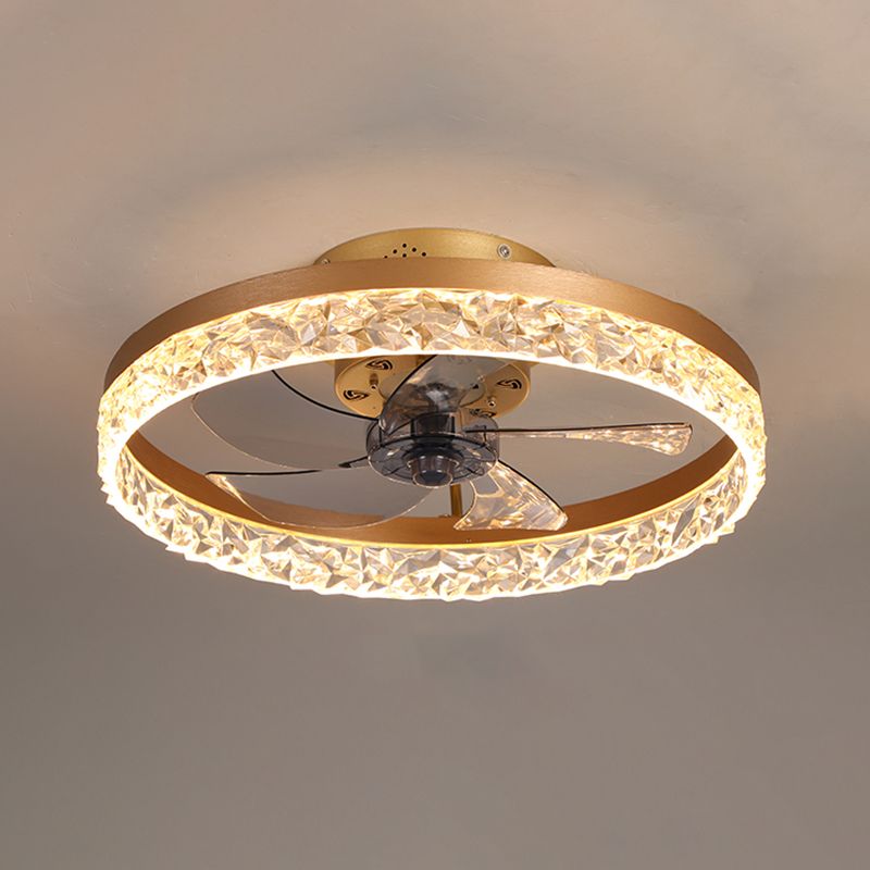 Kirsten Deckenventilator mit Beleuchtung, 4 Farben, ∅50CM - Lumpaz