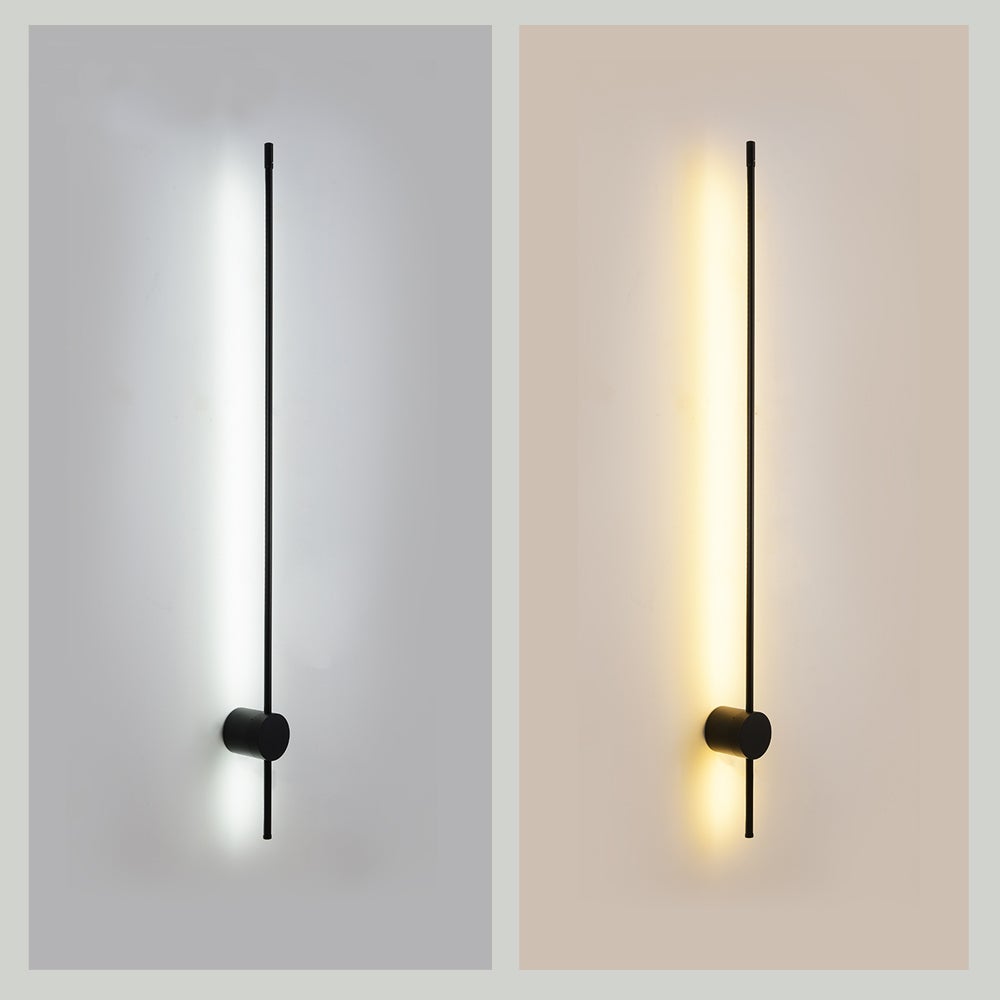 Edge Minimalistische Lineare LED Wandleuchte für Schlafzimmer & Wohnzimmer - Lumpaz
