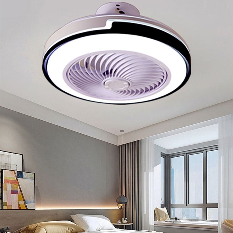 Quinn Deckenventilator mit Beleuchtung, 2 Farben, ∅50CM - Lumpaz