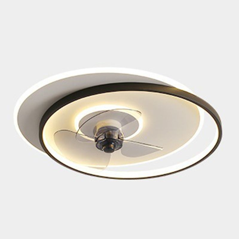 Arisha Deckenventilator mit Beleuchtung 2-Ring, 2 Farben, ∅46/56CM - Lumpaz