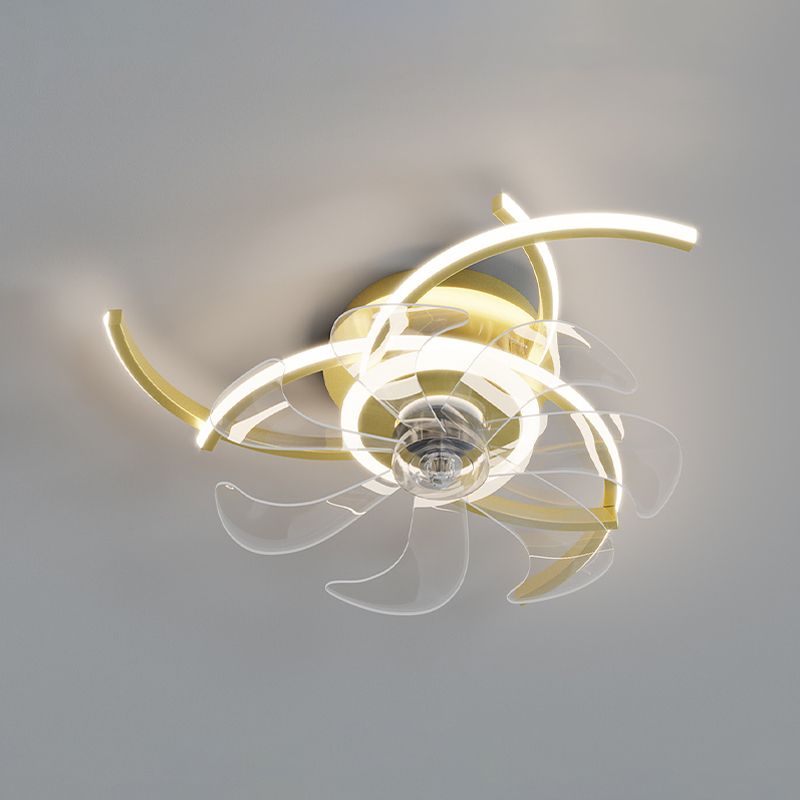 Lacey Deckenventilator mit Beleuchtung, 4 Stile, ∅52CM - Lumpaz