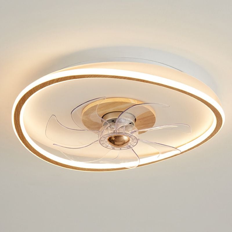 Ozawa Deckenventilator mit Beleuchtung Doppel-Licht, 2 Farben/Stile, ∅50CM - Lumpaz