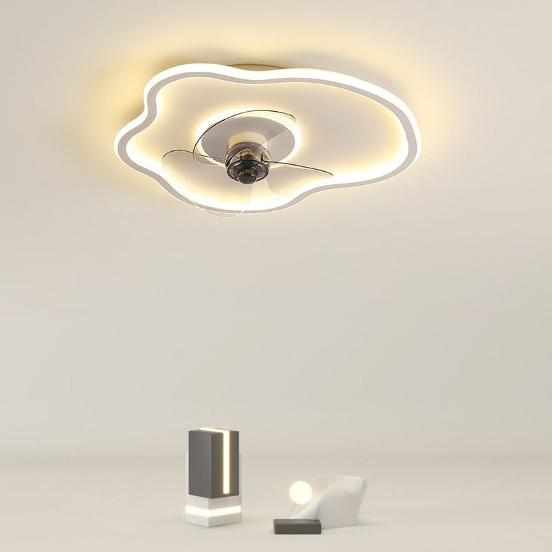 Quinn Deckenventilator mit Beleuchtung, 2 Farben, ∅41/51CM - Lumpaz