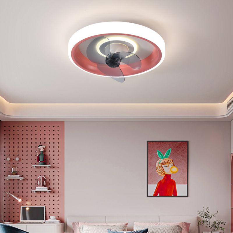 Quinn Deckenventilator mit Beleuchtung, 6 Farben, 2-flammig, ∅60CM - Lumpaz