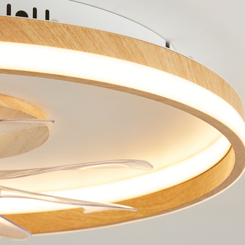 Ozawa Deckenventilator mit Beleuchtung Doppel-Licht, 2 Farben/Stile, ∅50CM - Lumpaz