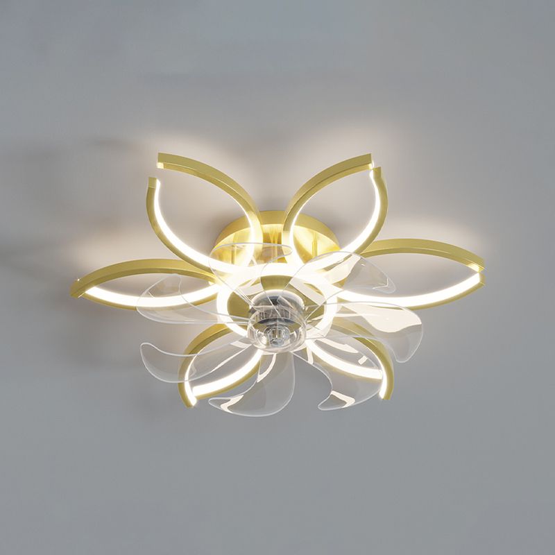 Lacey Deckenventilator mit Beleuchtung, 4 Stile, ∅52CM - Lumpaz
