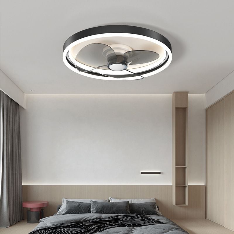 Edge Kirsten Deckenventilator mit Beleuchtung, 2 Farben, 2-flammig, ∅41CM/51CM - Lumpaz