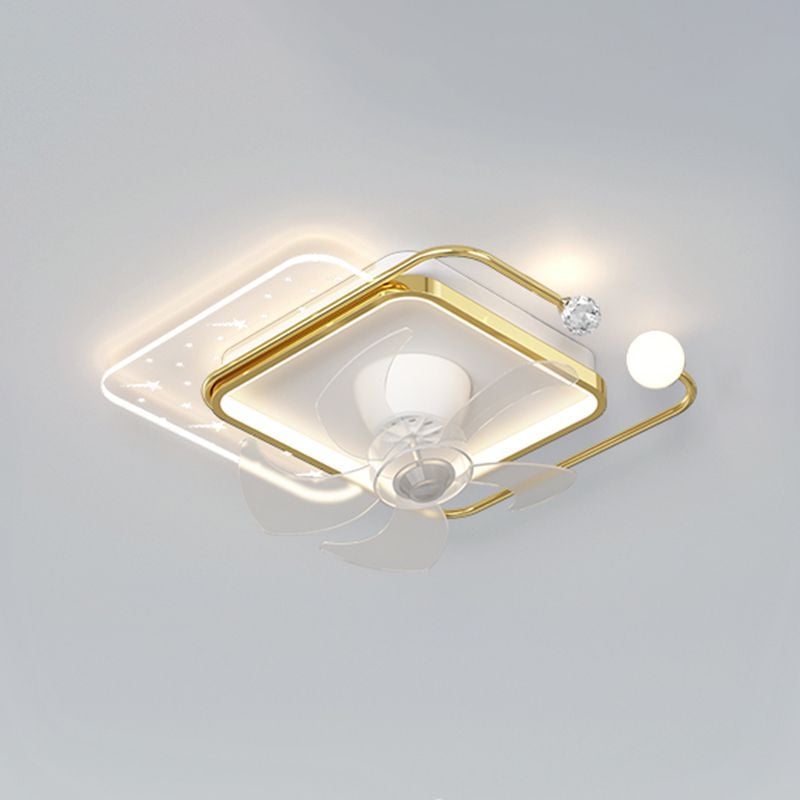 Madina Sternenklar Deckenventilator mit Beleuchtung, 4 Stile, ∅ 50CM/100CM - Lumpaz
