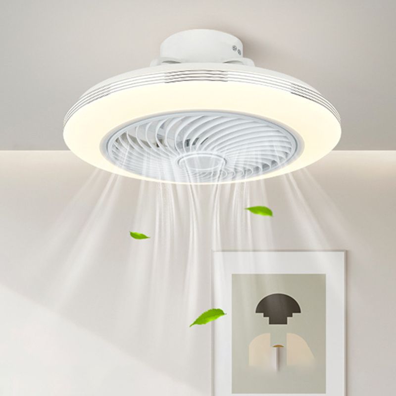 Edge Deckenventilator mit Beleuchtung, 2 Farben, ∅50CM - Lumpaz