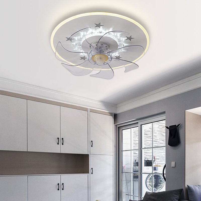 Edge Deckenventilator mit Beleuchtung, 6 Farben, ∅40CM - Lumpaz