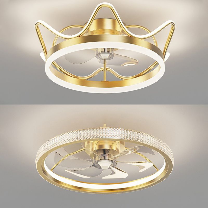Kirsten Deckenventilator mit Beleuchtung 3/7-Blatt, 2 Stile, ∅50CM - Lumpaz