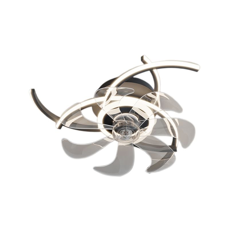 Lacey Deckenventilator mit Beleuchtung, 4 Stile, ∅52CM - Lumpaz