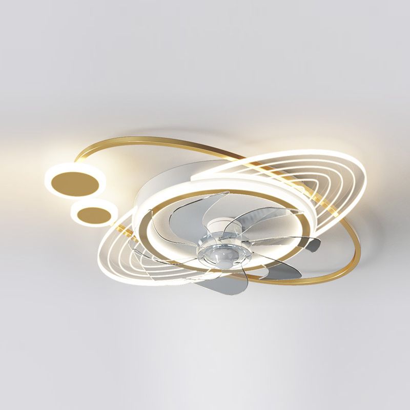 Fateh Deckenventilator mit Beleuchtung Astronaut, 3 Stile/Farben, ∅50/58CM - Lumpaz