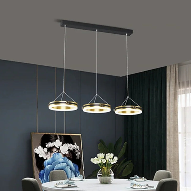 Evette LED Pendelleuchte für Esszimmer Metall, 3-flammig - Lumpaz