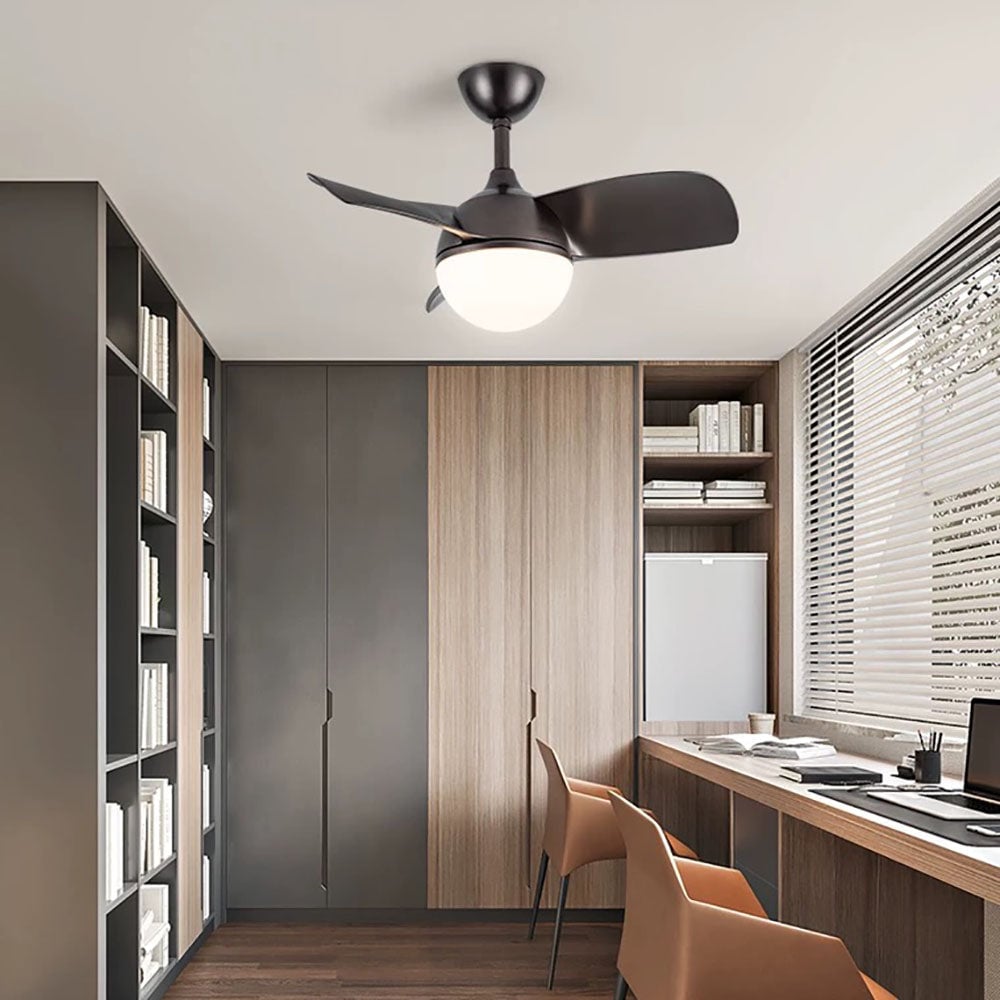 Morandi Deckenventilator mit Beleuchtung 3-Blatt, 3 Farben, ∅76cm - Lumpaz