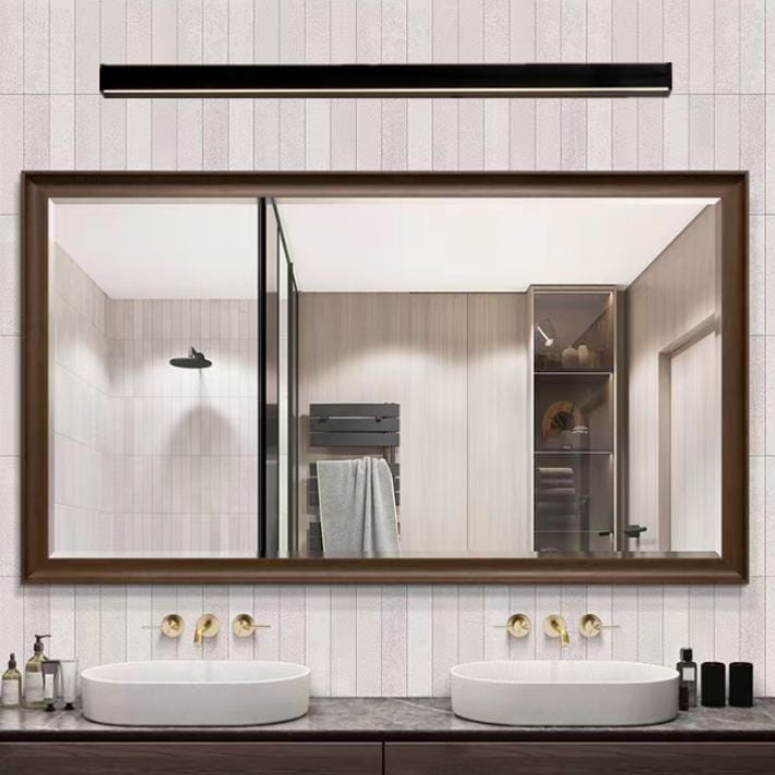 Edge Bar Spiegelfront Wandleuchte Schwarz，61CM/80CM/99CM/119CM lang - Lumpaz