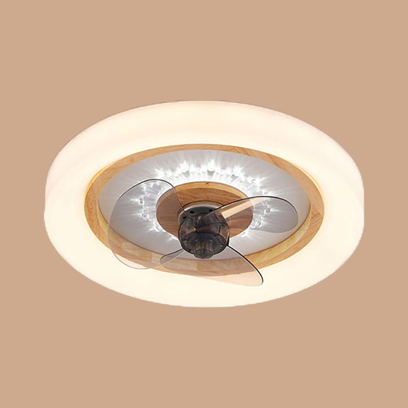 Ozawa Deckenventilator mit Beleuchtung Doppel-Licht, 4 Stile, ∅50CM - Lumpaz