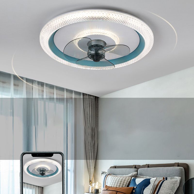 Kirsten Deckenventilator mit Beleuchtung 3-Blatt, 3 Farben, 50CM - Lumpaz